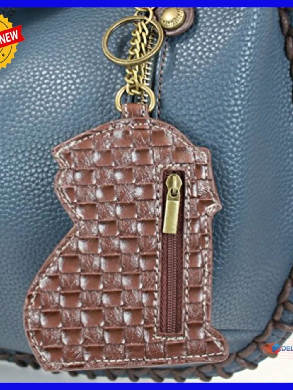 Large Vegan Leather Hobo Bag with Detachable Keychain, Convertible Shoulder